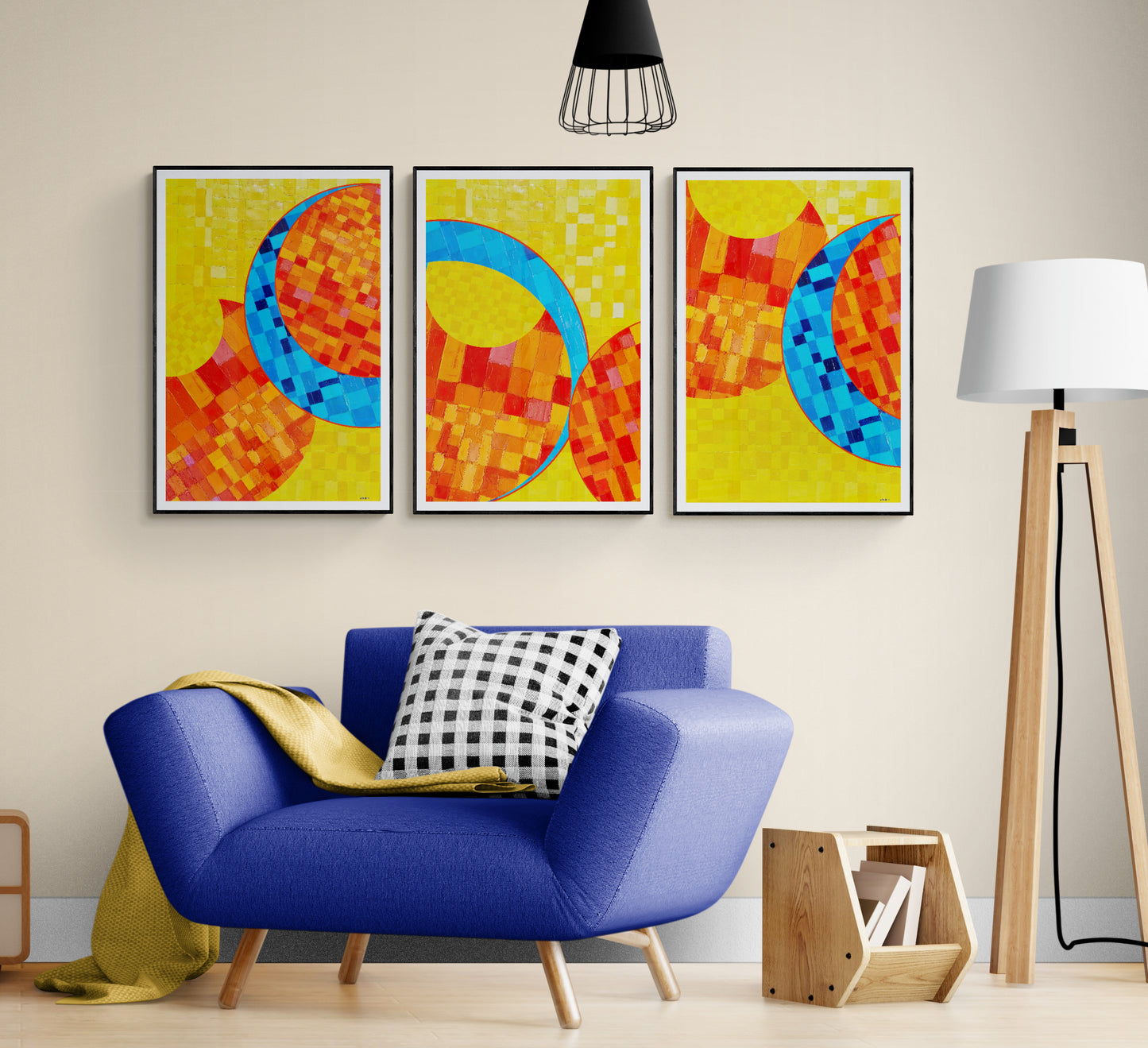 SERIE de 3 peintures minimalistes imprimables "ECHO7,ECHO8 et ECHO9" huile à la spatule +textures , fichier numérique téléchargeable.